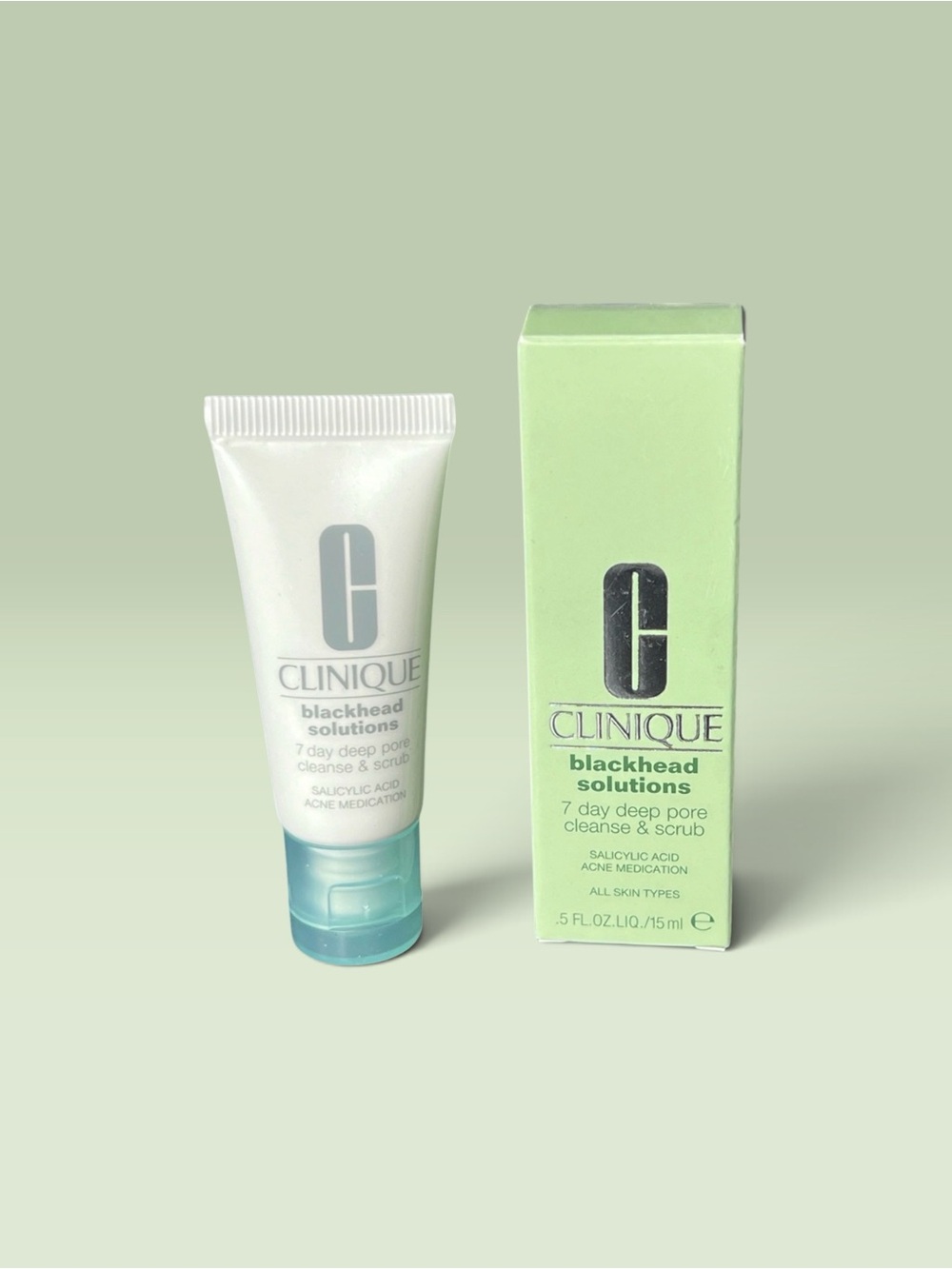 Clinique Black Head Solutions 7 day Deep Pore Cleanse & Scrub~ 0.5 fl.oz.